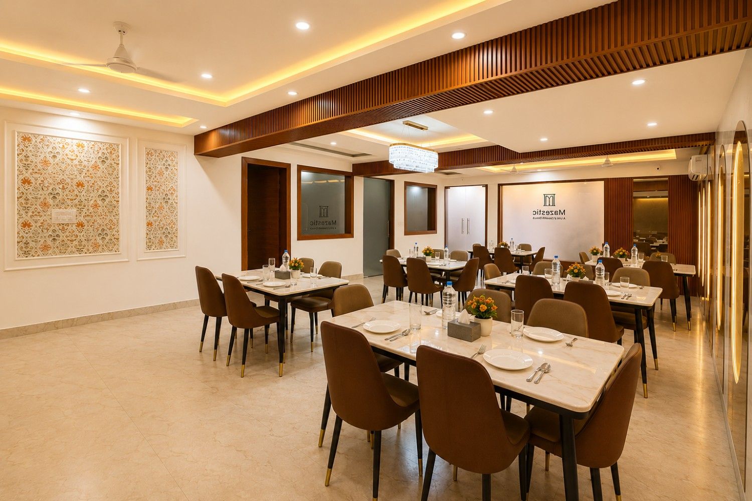 Mazestic Hotel dining interior